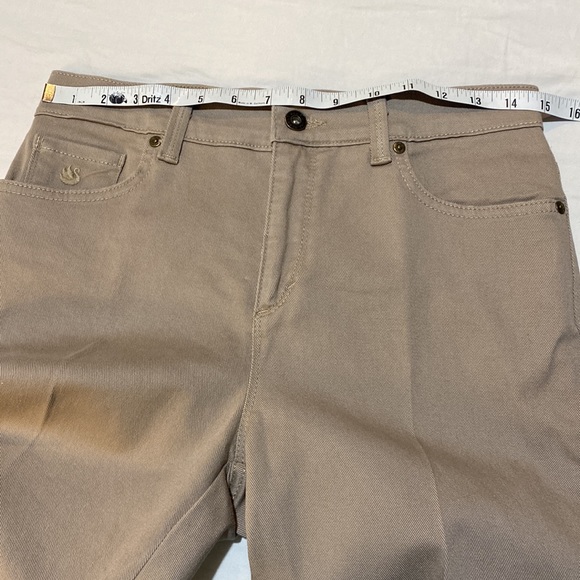 Gloria Vanderbilt high rise khaki jeans, 6P - Picture 5 of 9